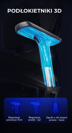 Fotel ergonomiczny gamingowy Angel Furia PRO