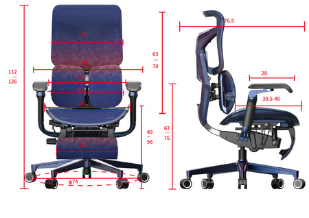 Fotel ergonomiczny gamingowy Angel GamePlus
