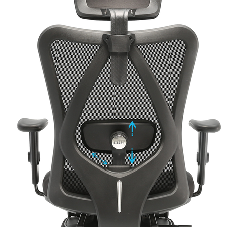 Fotel ergonomiczny ANGEL biurowy obrotowy eurOpa plus z podnóżkiem