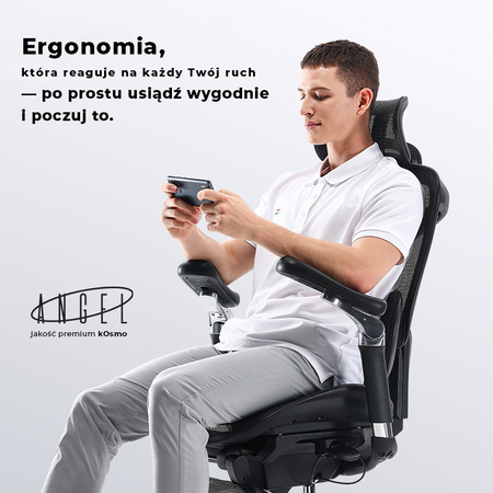 Fotel ergonomiczny ANGEL biurowy kosmO