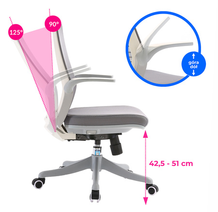 Obrotowe krzesło biurowe ANGEL Orion