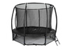 Trampolina Ogrodowa Jumpi 374cm/12FT Maxy Comfort Plus Czarna Z Wewnętrzną Siatką