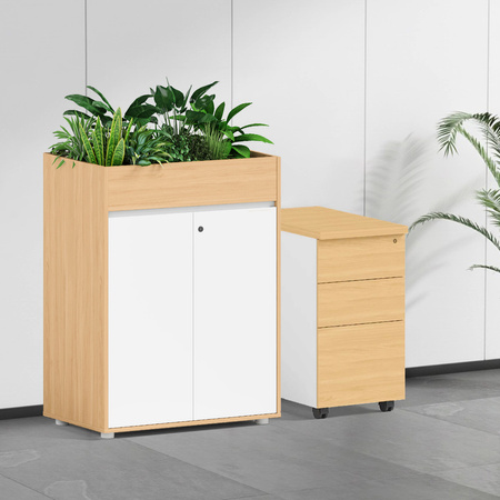 Angel Kwietnik biurowy z szafką Loft Work Light 80cm