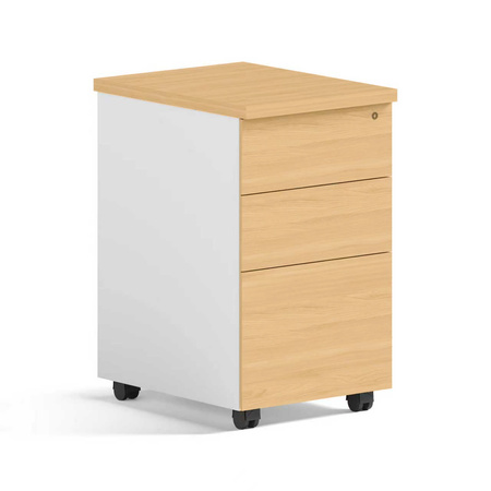 ANGEL Kontener biurowy Loft Work Light z szufladami 	