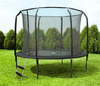 Trampolina Ogrodowa Model Exclusive 252cm/8FT Dla Dzieci Z Wzmacnianą Siatką