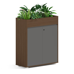 Angel Kwietnik biurowy z szafką Loft Work Dark 80cm