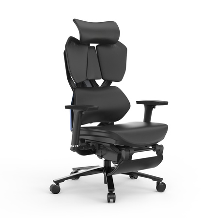 Fotel ergonomiczny gamingowy Angel Furia PRO z podnóżkiem