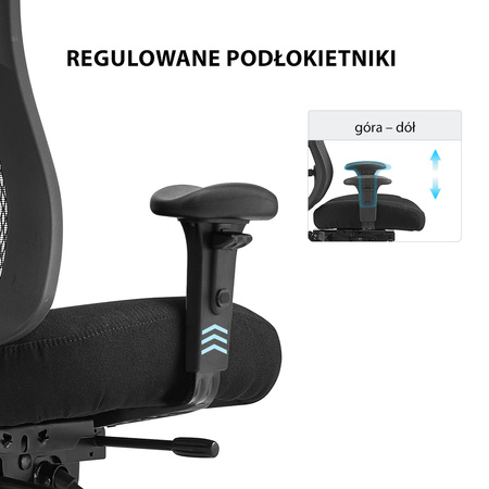 Fotel biurowy ergonomiczny Angel obrotowy ergOmed